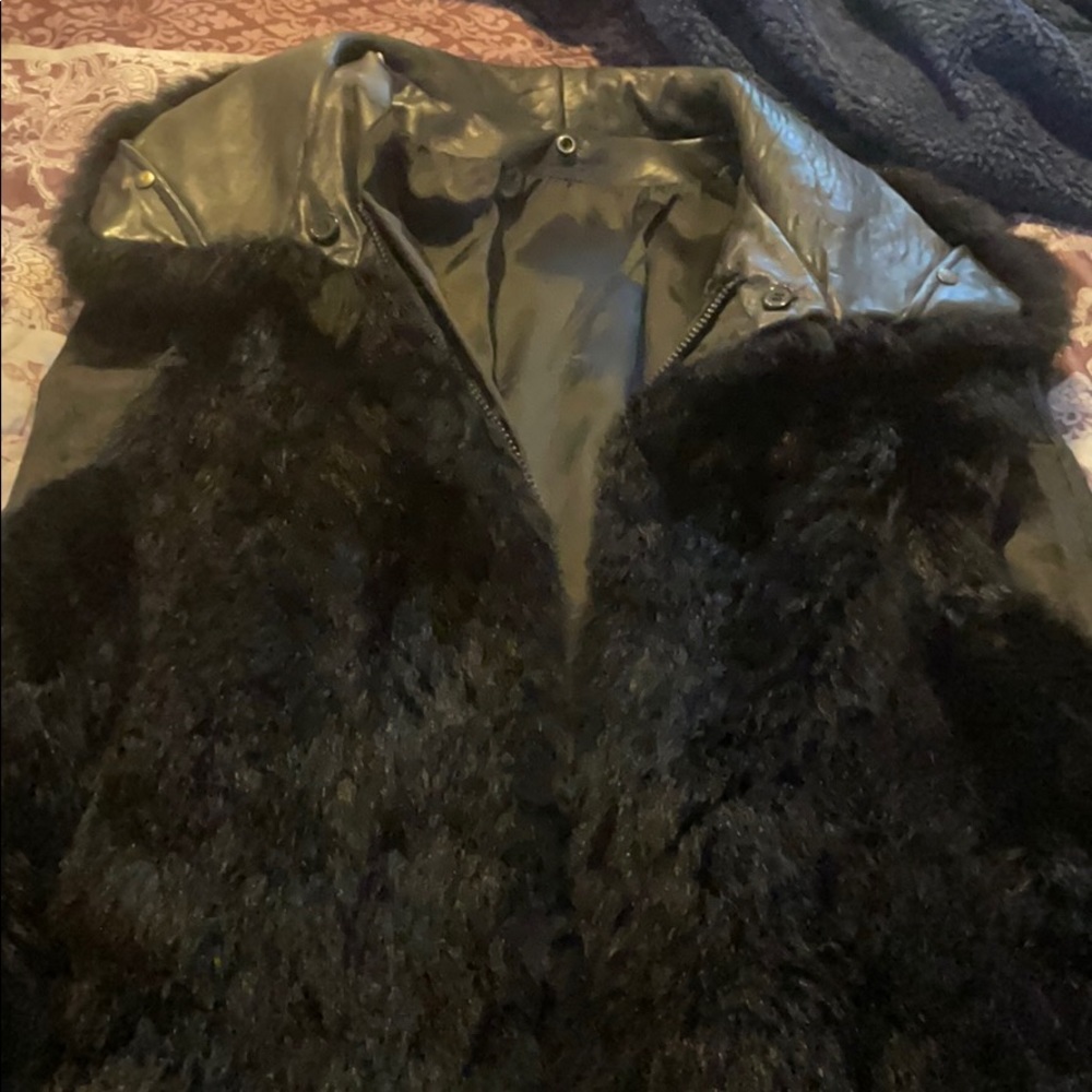 Andrew Mark real fur vest